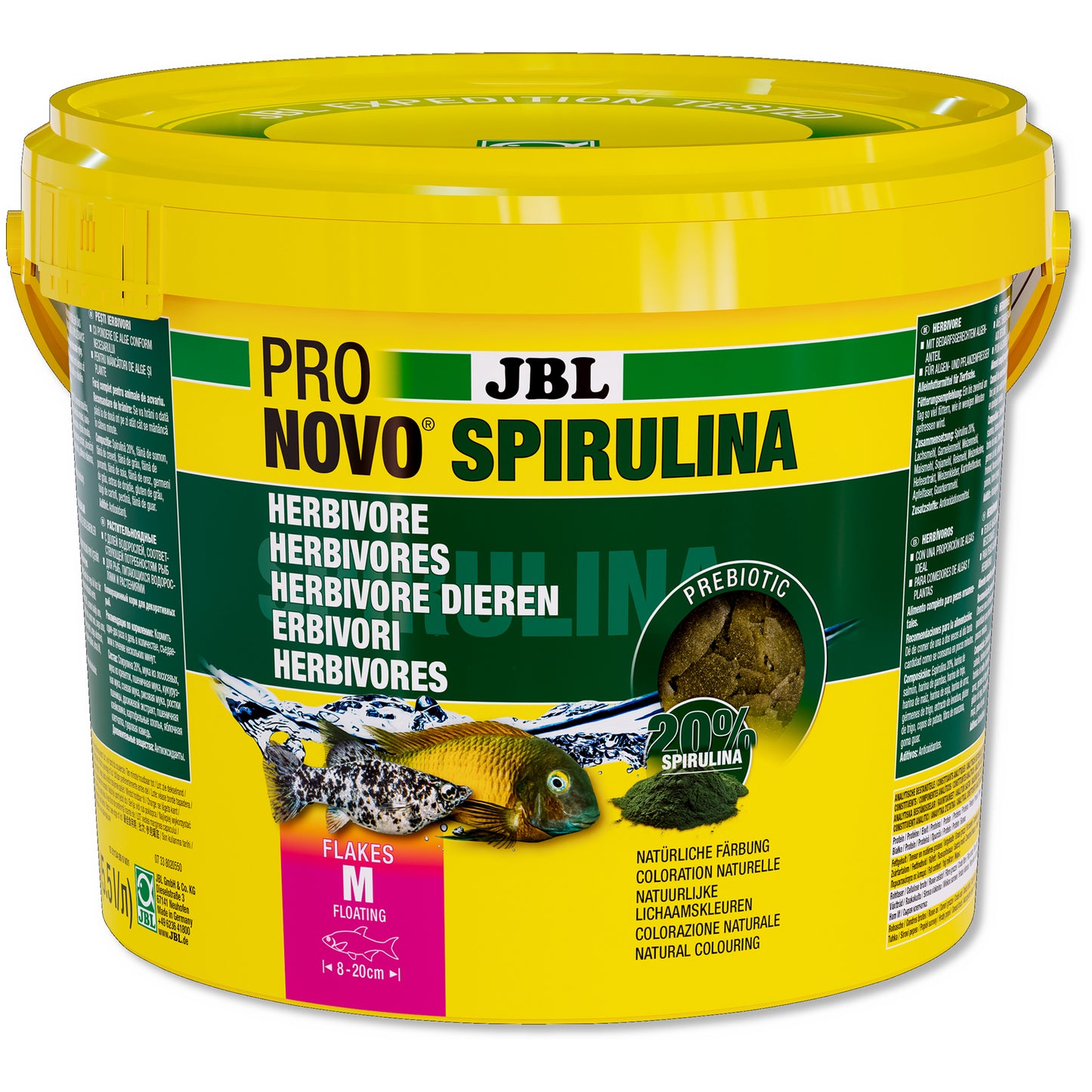 JBL - Pronovo Spirulina Flakes Medium 5,5 l.