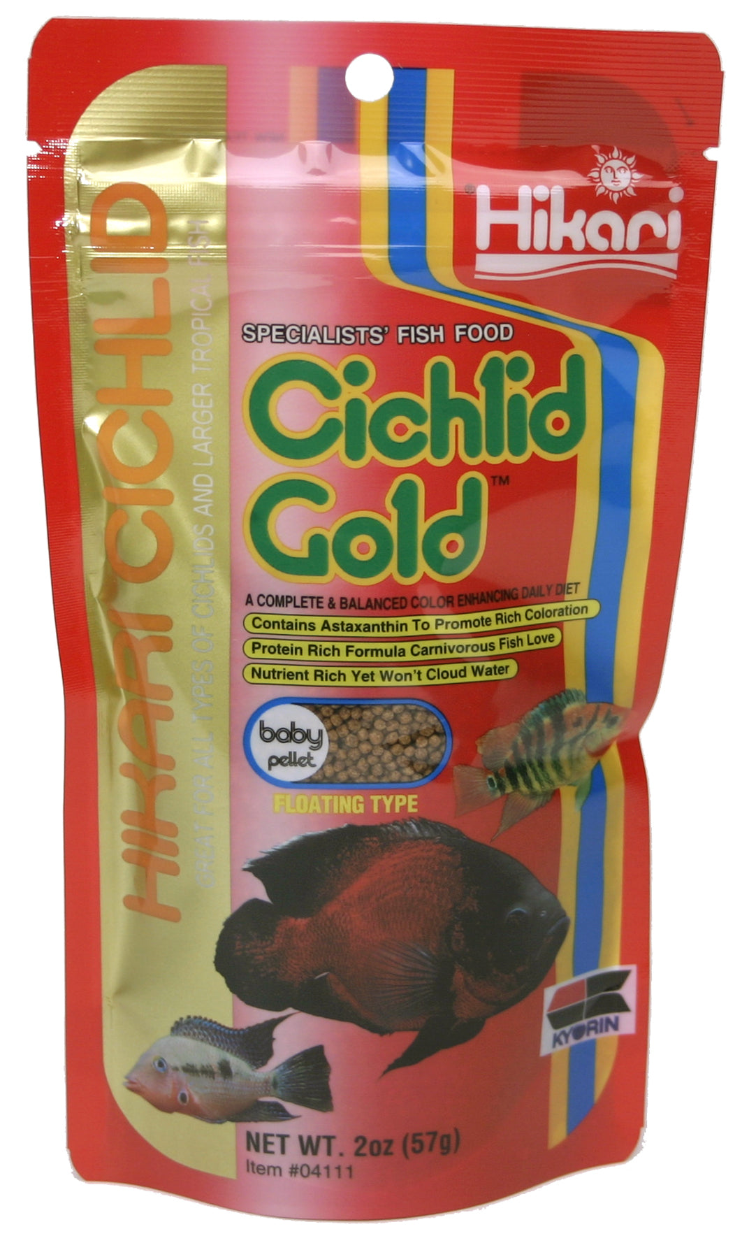 Hikari - Ciklid Gold Färg Baby 57 g