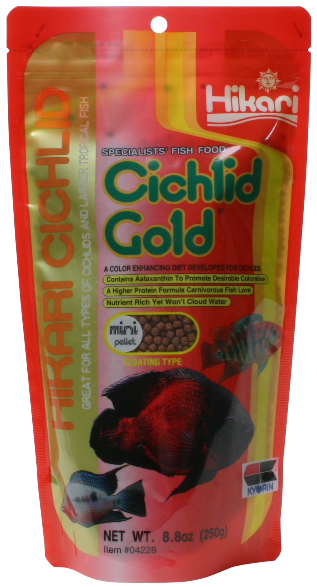 Hikari - Ciklid Gold Färg Mini 250 g