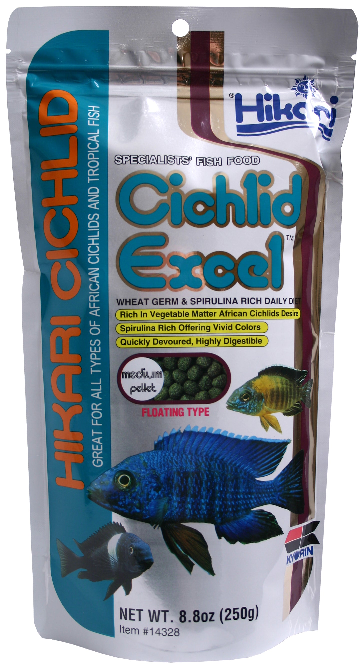 Hikari - Ciklid Excel Medium 250 g