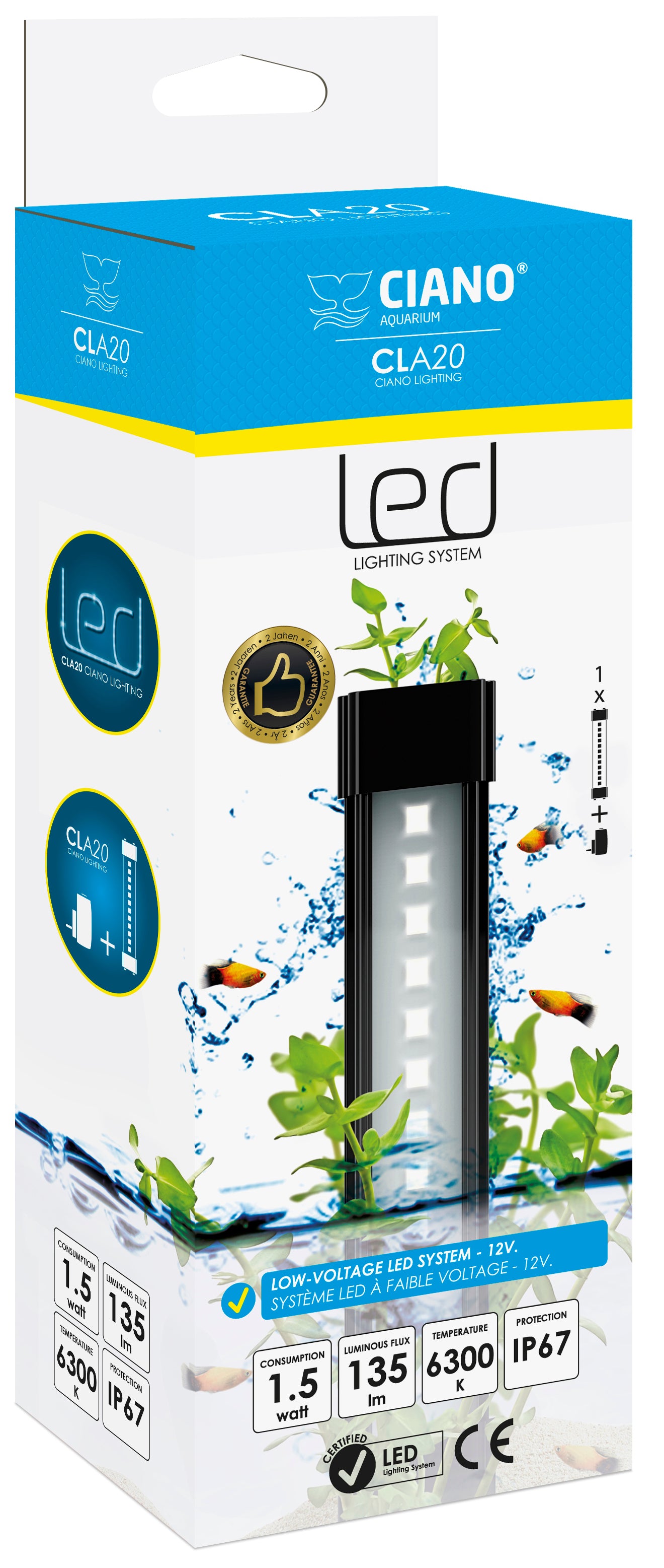 Ciano - LED CLA20 + Trafo 1,5W