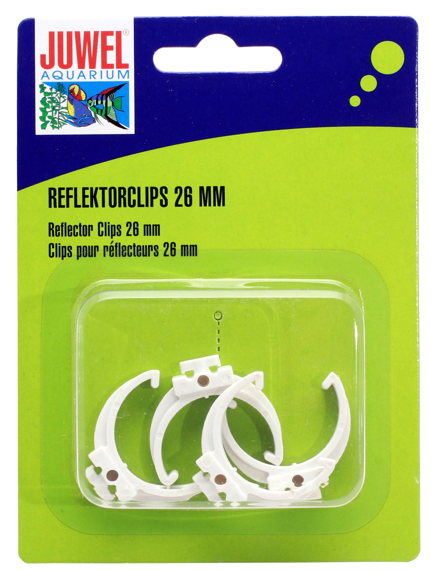 Juwel - Clips plast för T8 reflektor 4-p