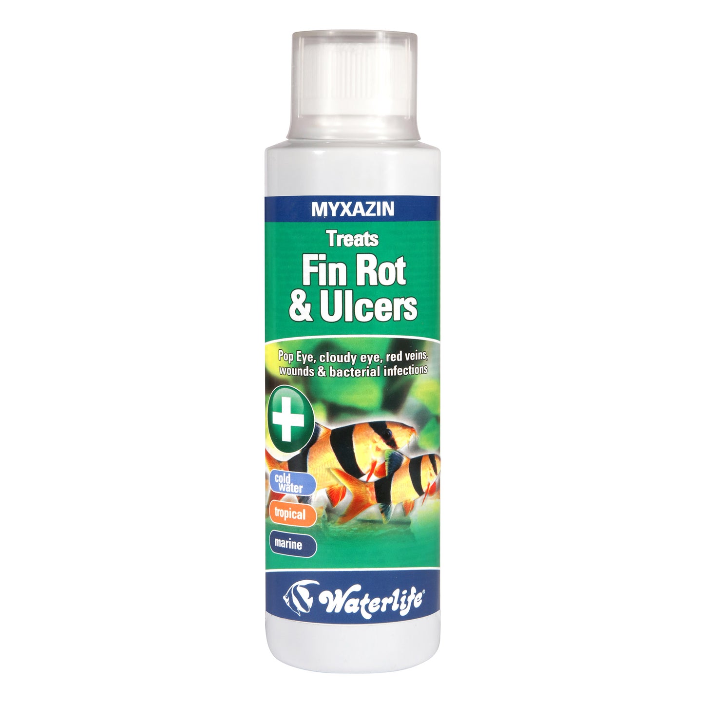 Waterlife - Myxazin, Fin Rot&Ulcers 250 ml (175x50x50mm)
