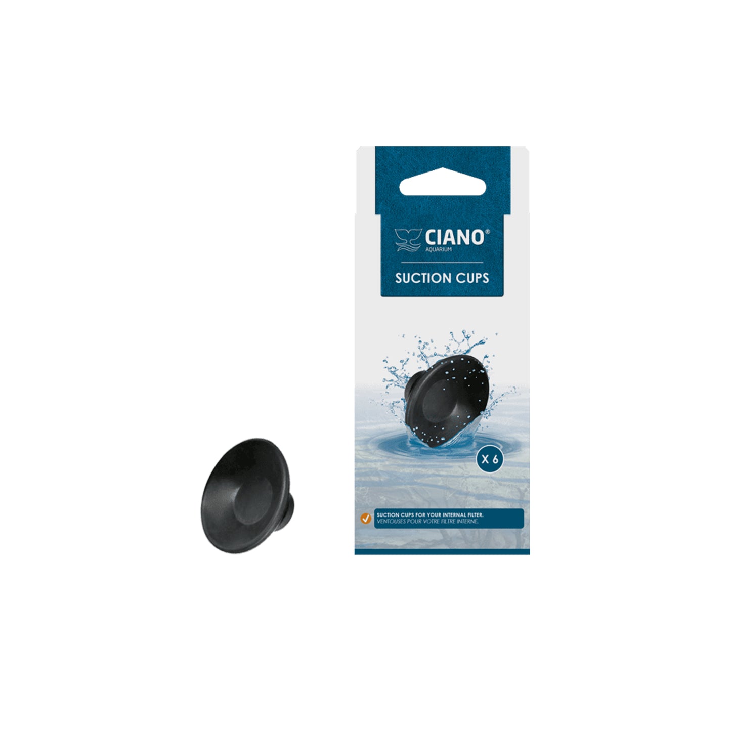 Ciano - Sugkopp Innerfilter 6-pack
