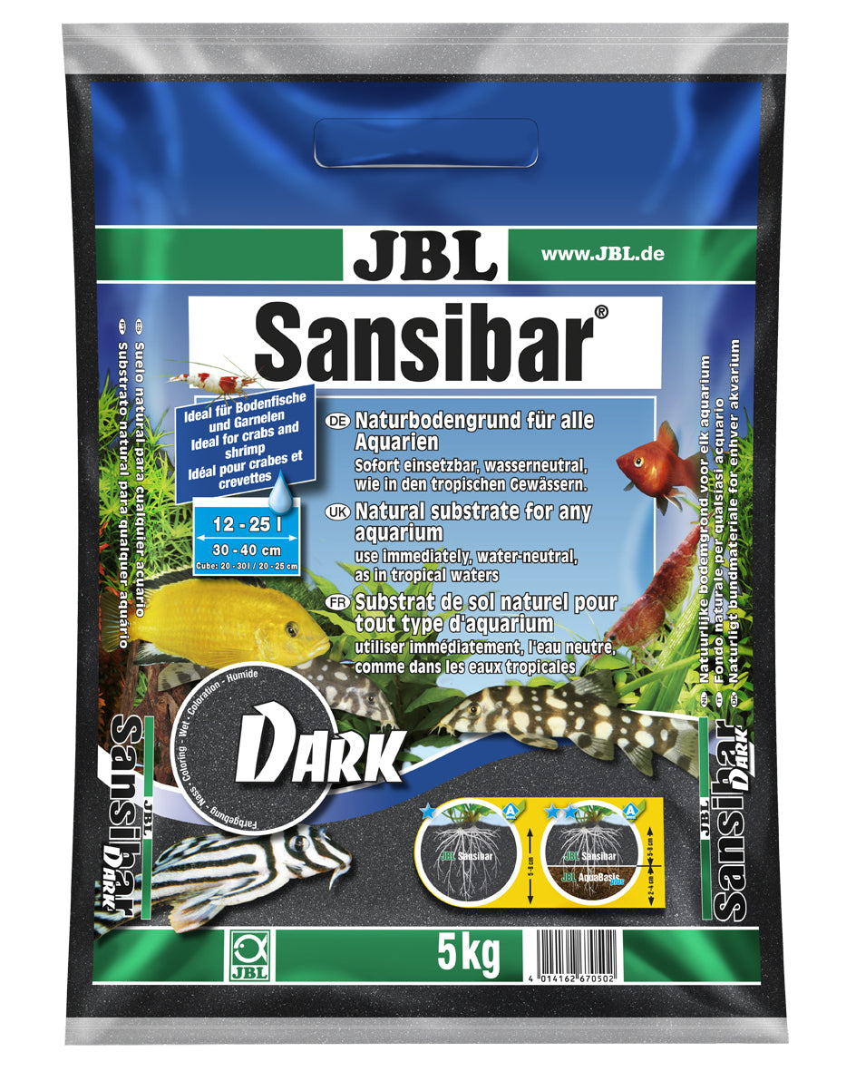 JBL - Akvariegrus Sansibar Black 5 kg