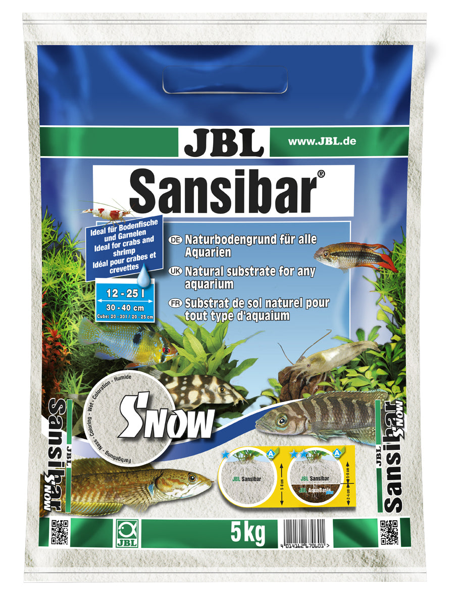 JBL - Akvariegrus Sansibar Snow 5 kg