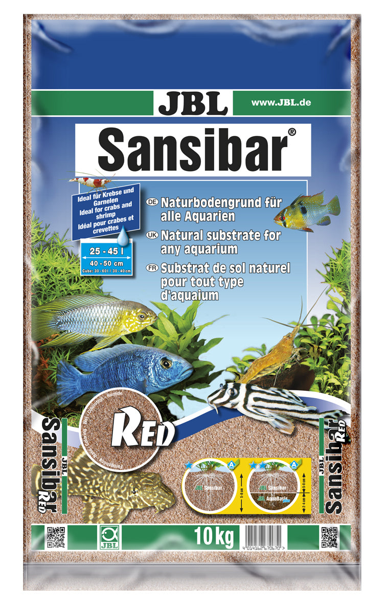 JBL - Akvariegrus Sansibar Red 10 kg