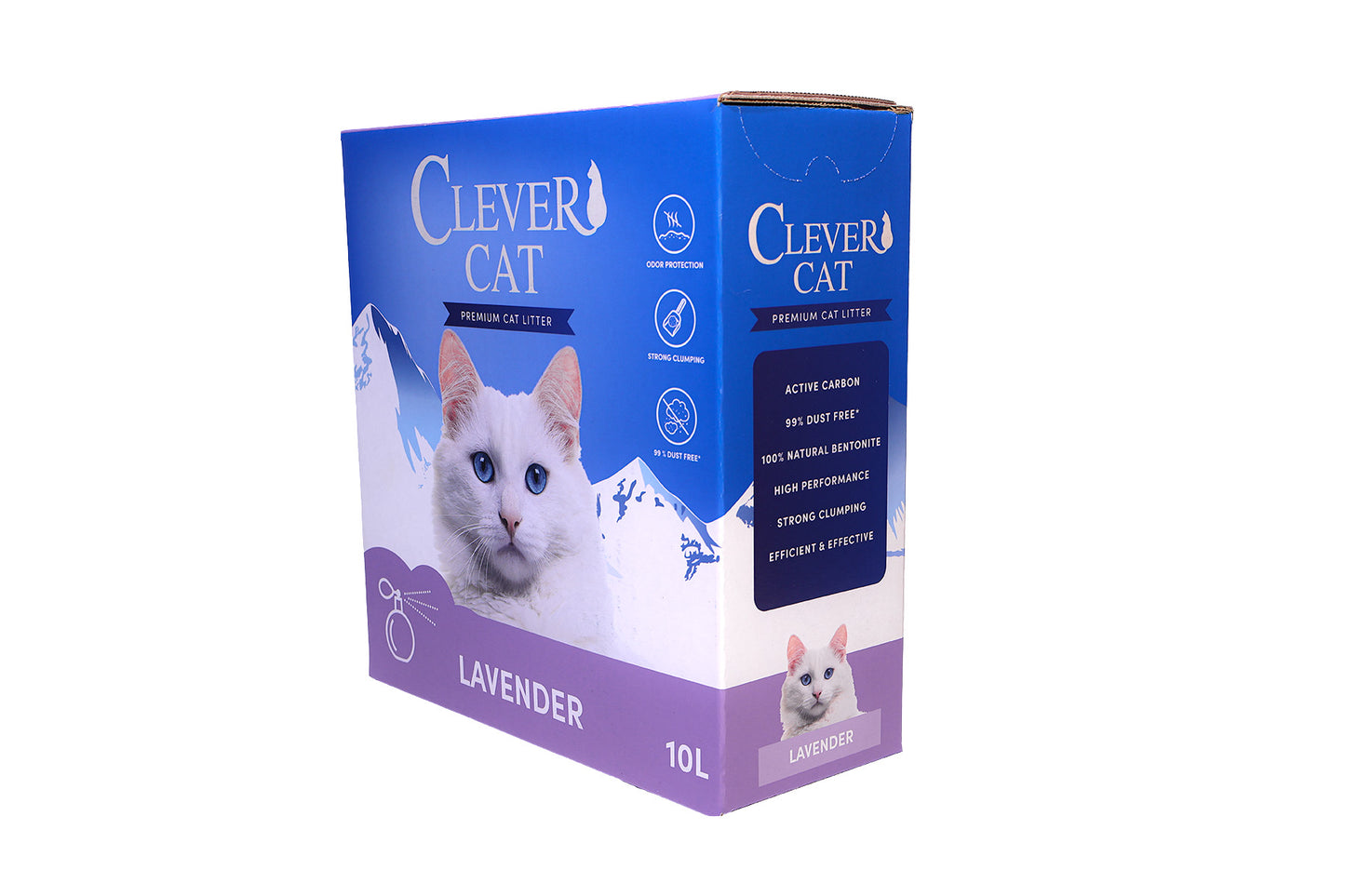 Clever Cat - Kattsand Lavendel 10L