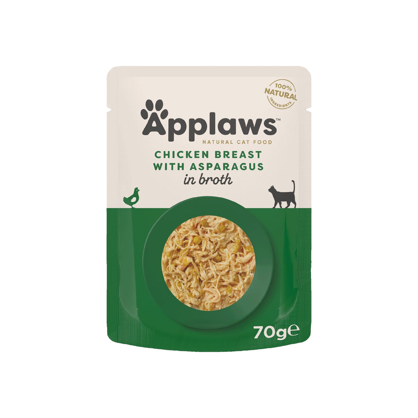 Applaws - katt Påse Chicken&Aspargus 70g