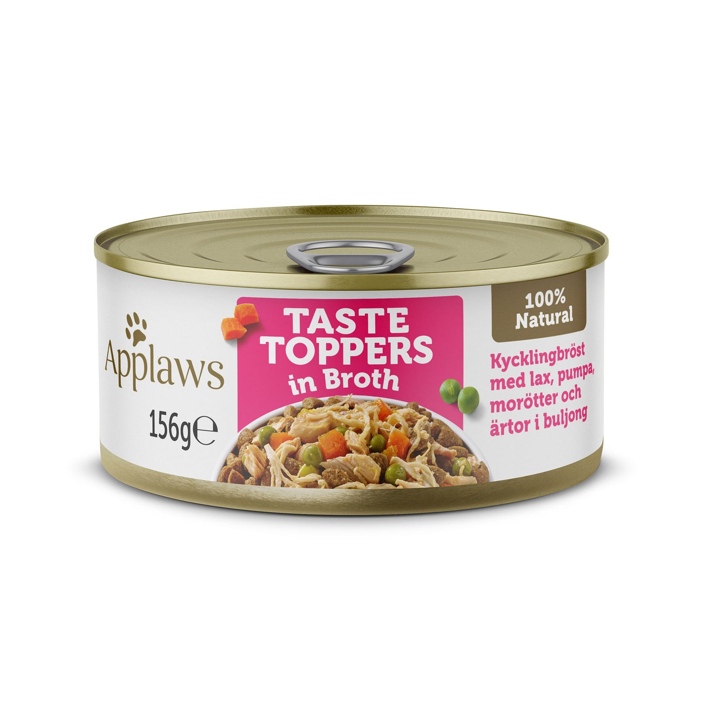 Applaws - hund konserv Chicken&Salmon in broth 156g