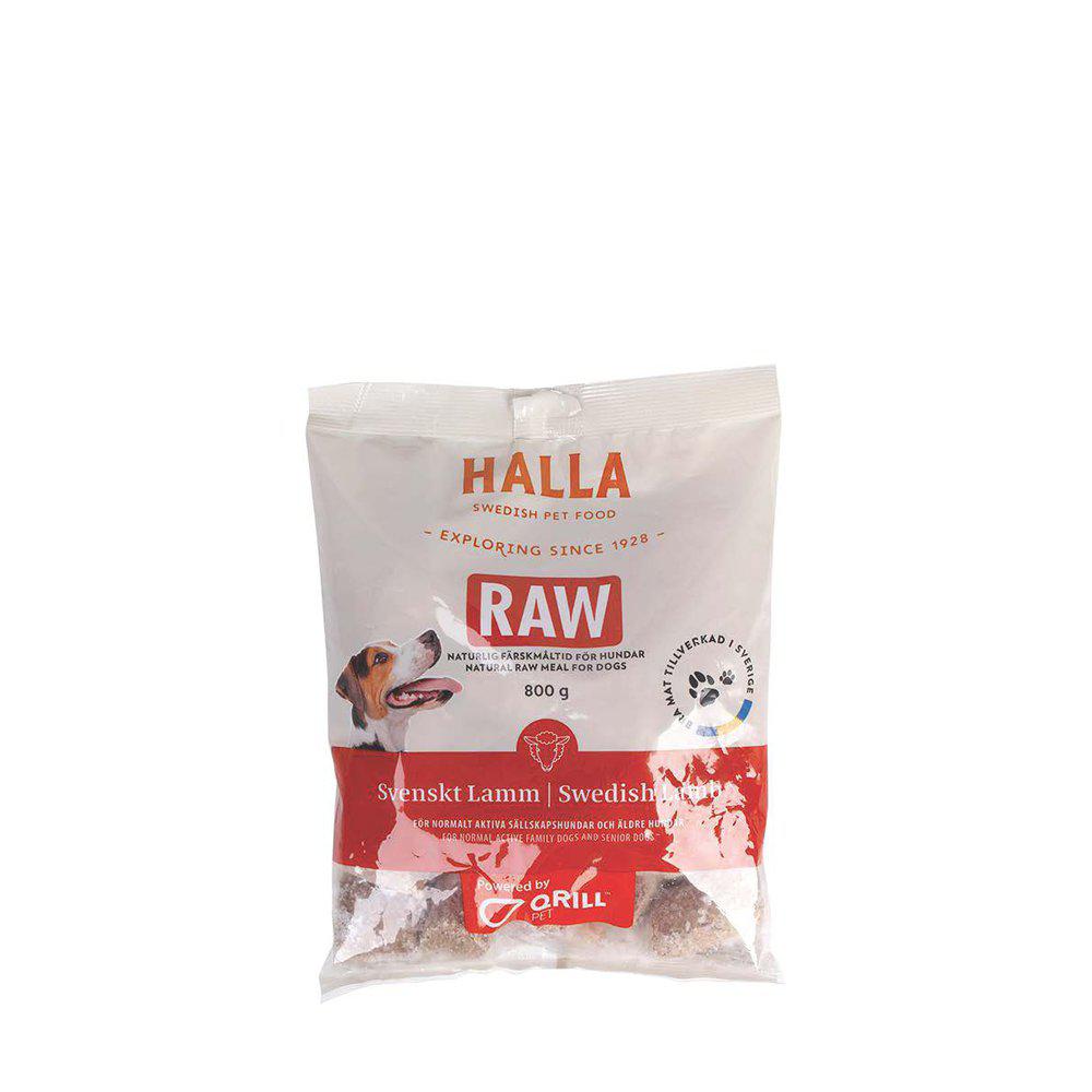 Halla - Raw Lamm Köttbullar 800gr Fryst