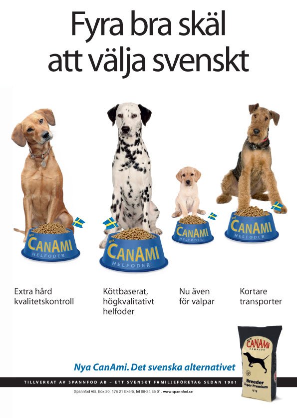 Canami - Hundmat högenergi 15kg