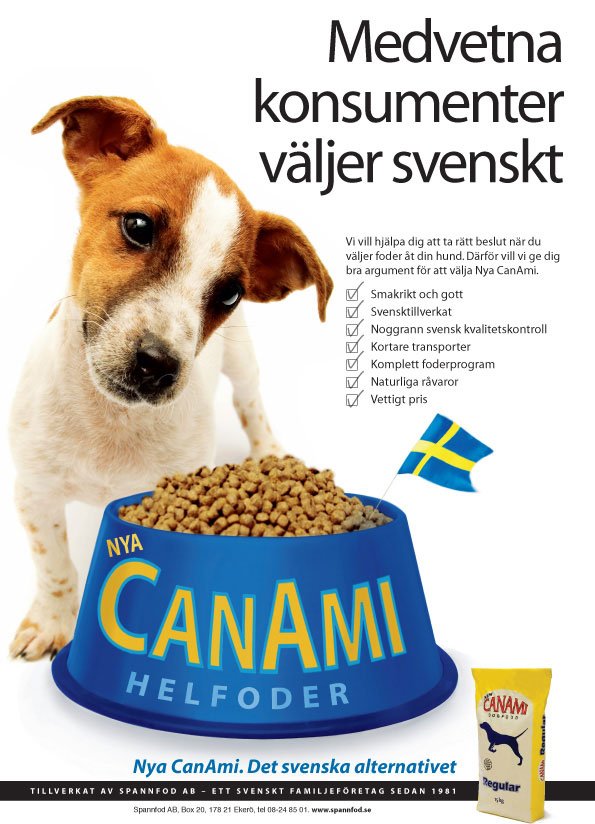 Canami - Hundfoder standard 15kg