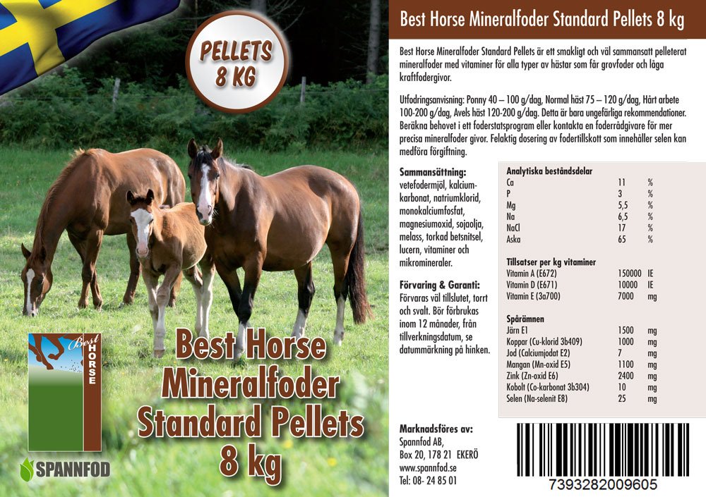 Best Horse - Standard pellets 8kg