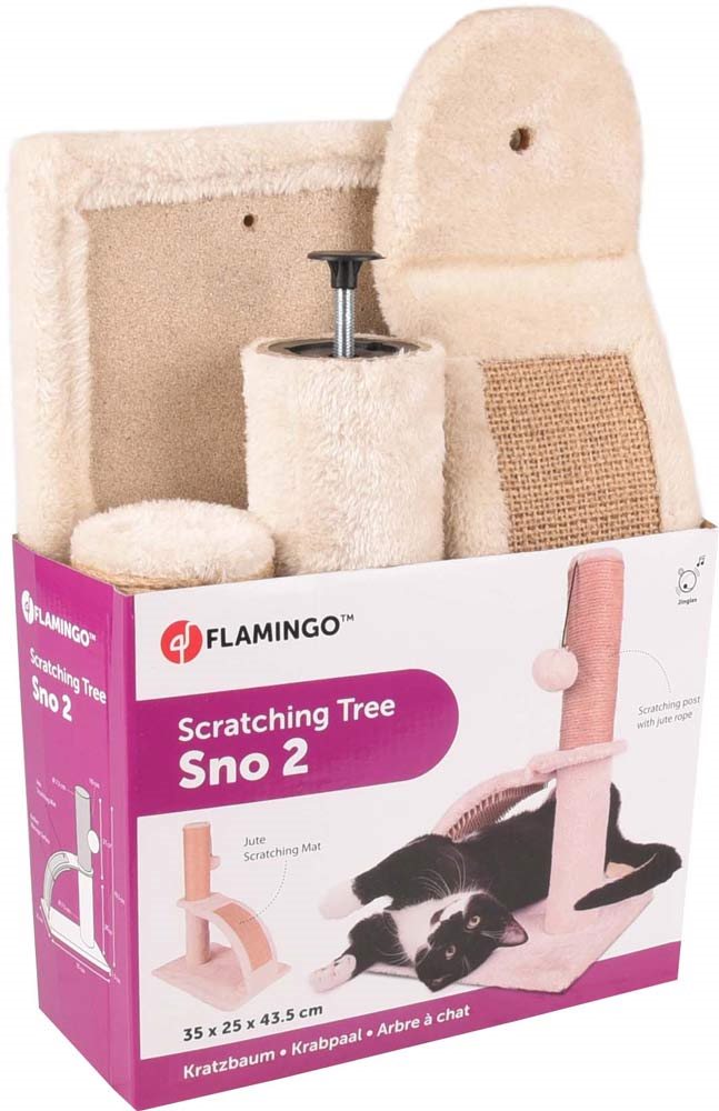 Flamingo - Klöspelare med leksak 2