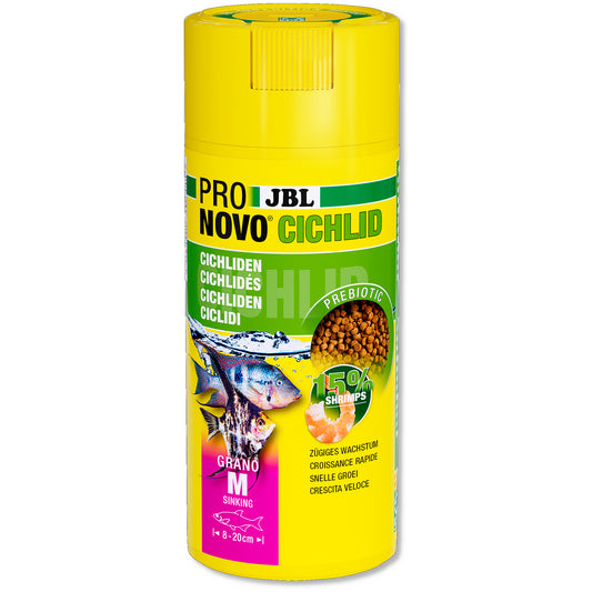 JBL - Pronovo Ciklid Grano M Click 250 ml