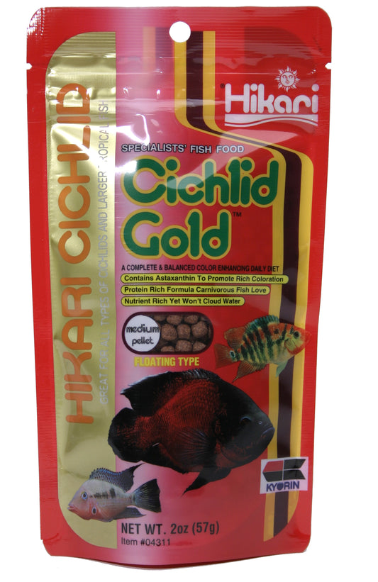 Hikari - Ciklid Gold Färg Medium 57 g