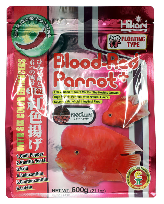 Hikari - Blood-Red Parrot Plus Medium 600 g