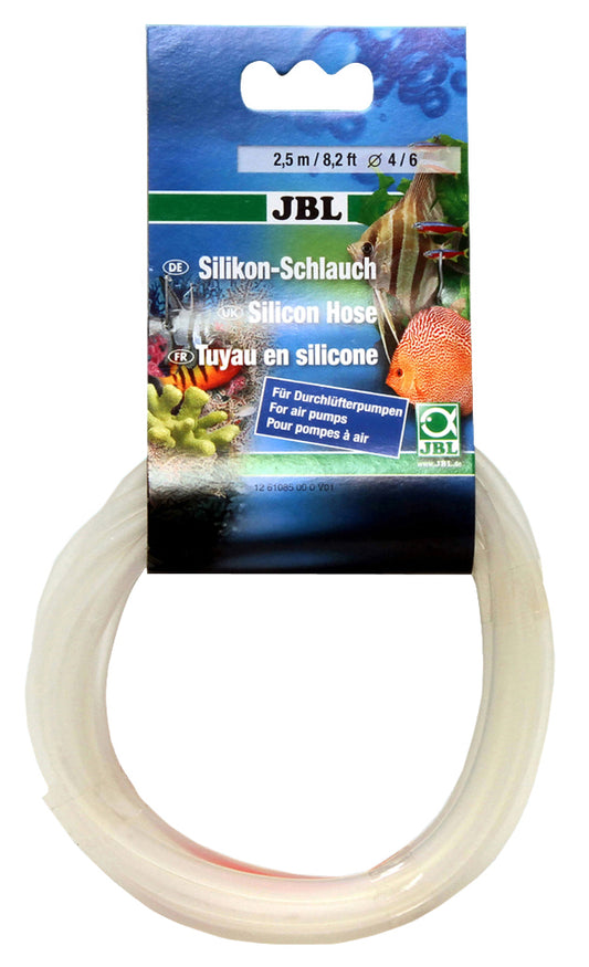 Luftslang silikon 2,5 meter JBL 6/4 mm