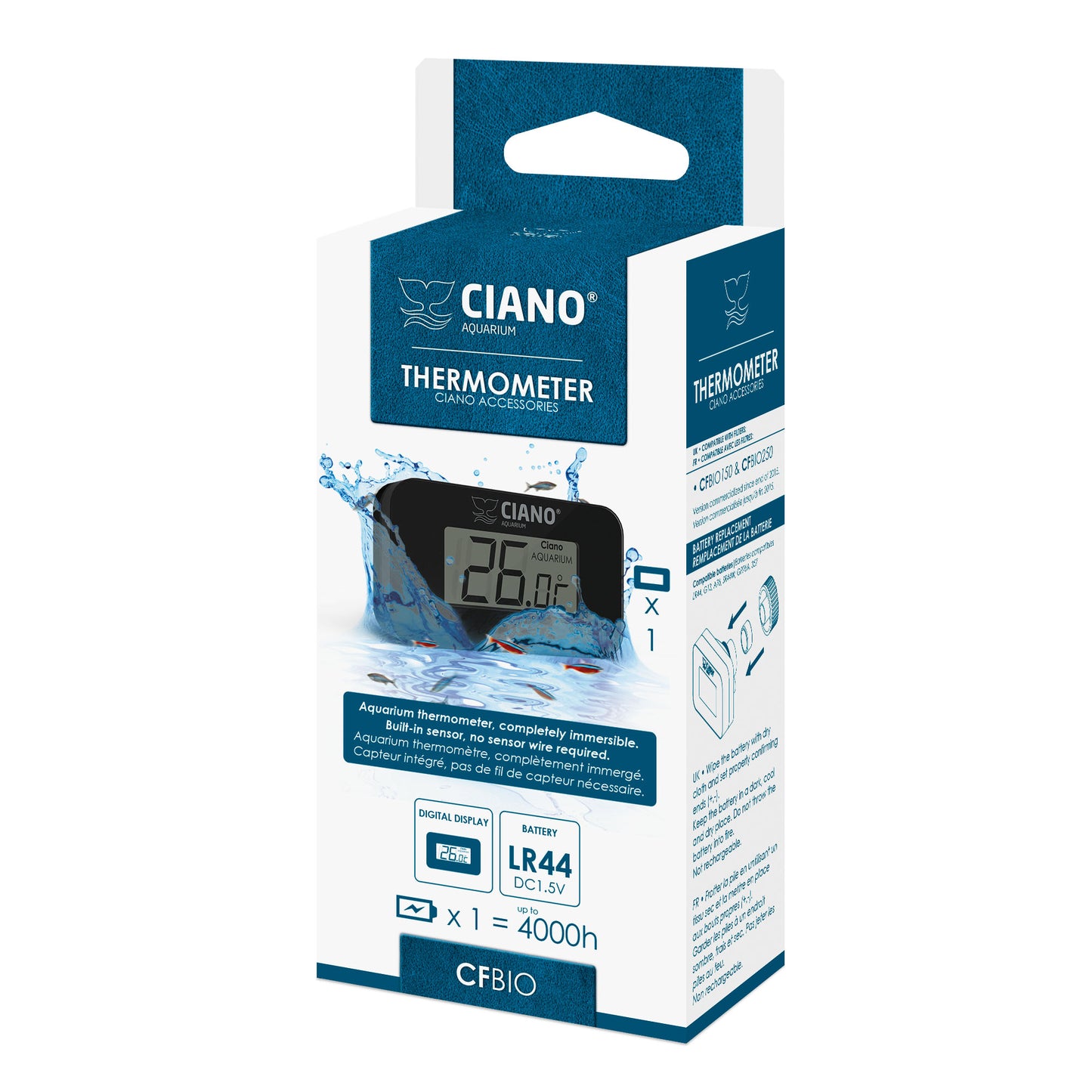 Digitaltermometer batteri Ciano