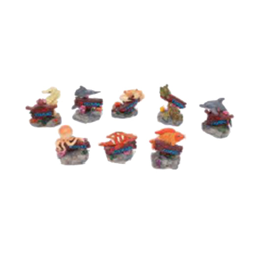 Akvariedekoration Love Fishing Mix Tyrol 6x4x6 cm