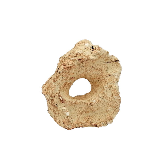Akvariedekoration Naturell med 1 hål Small Tyrol 7x8x4,5cm