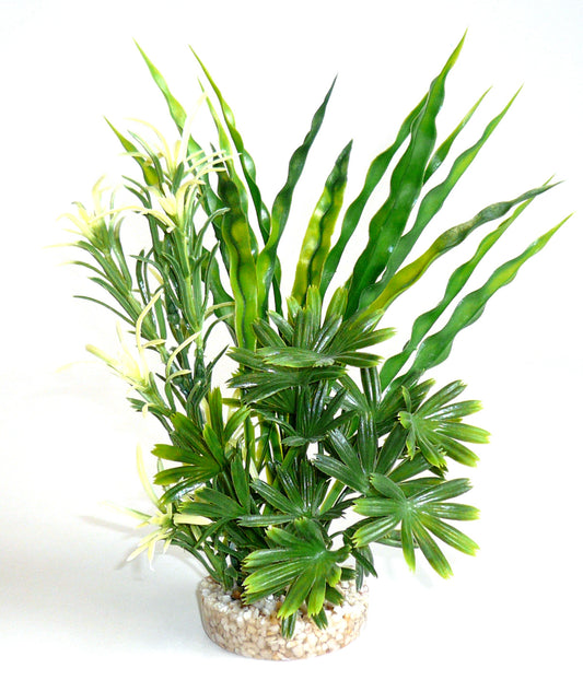 Sydeco - Plastväxt Fiesta Aqua Bush 24 cm