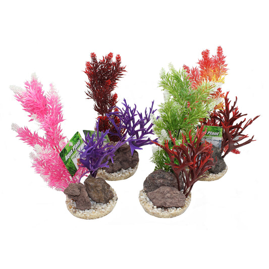 Sydeco - Plastväxt Aquaplant Rock Large 28 cm
