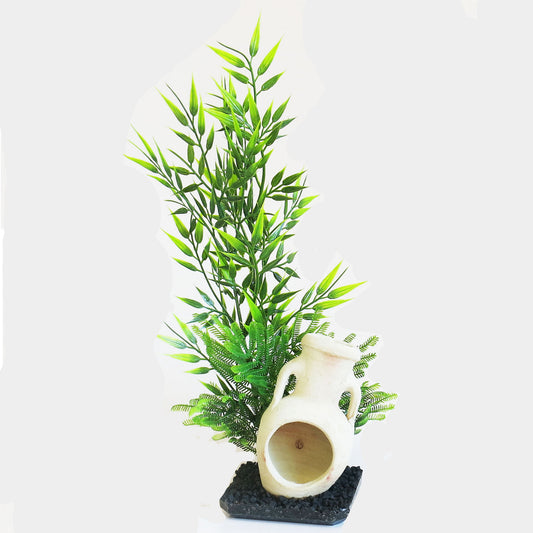 Sydeco - Plastväxt Zen Aqua Ornament 40 cm
