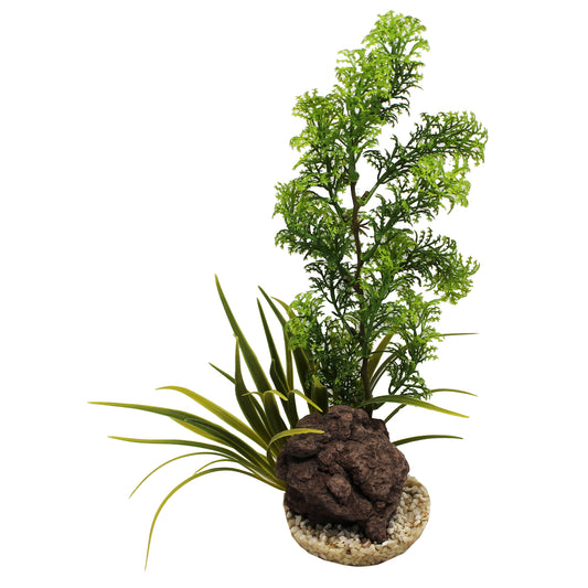 Sydeco - Plastväxt Rocher Galapagos 31 cm