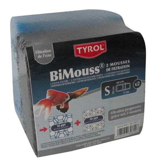 Tyrol - Filterblock/Svamp Fin+Grov 10x10x5 cm