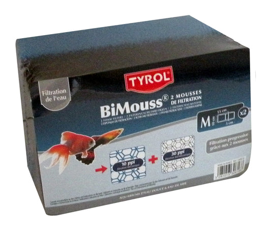 Tyrol - Filterblock/Svamp Fin+Grov 15x10x5 cm