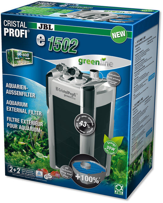 JBL - Ytterfilter CristalProfi e1502 Greenline 1400l/t