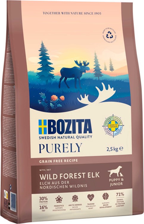 Bozita - Purely Puppy & Junior 2,5 kg