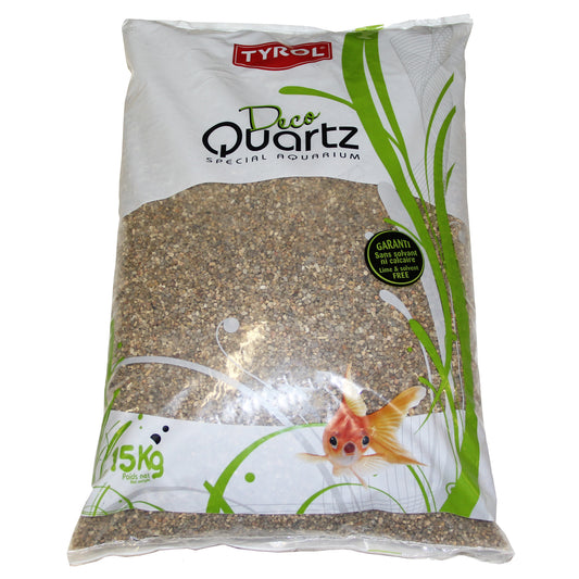 Tyrol - Akvariegrus 15 kg Naturel M (River) 2-4mm