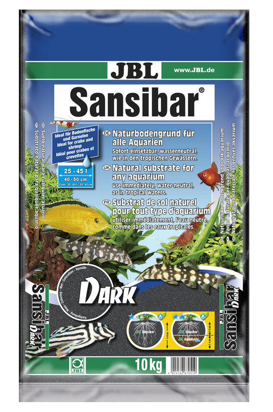 JBL - Akvariegrus Sansibar Black 10 kg