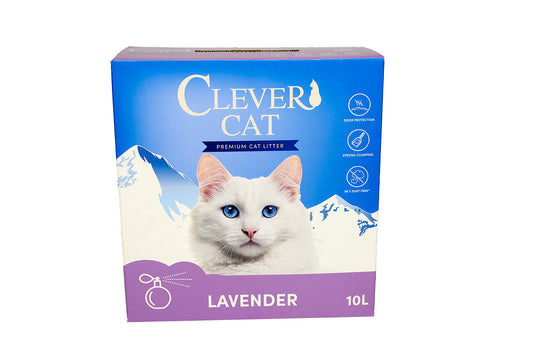Clever Cat - Kattsand Lavendel 10L