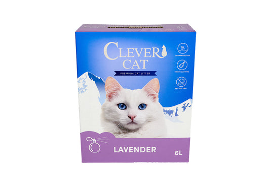 Clever Cat - Kattsand Lavendel 6L