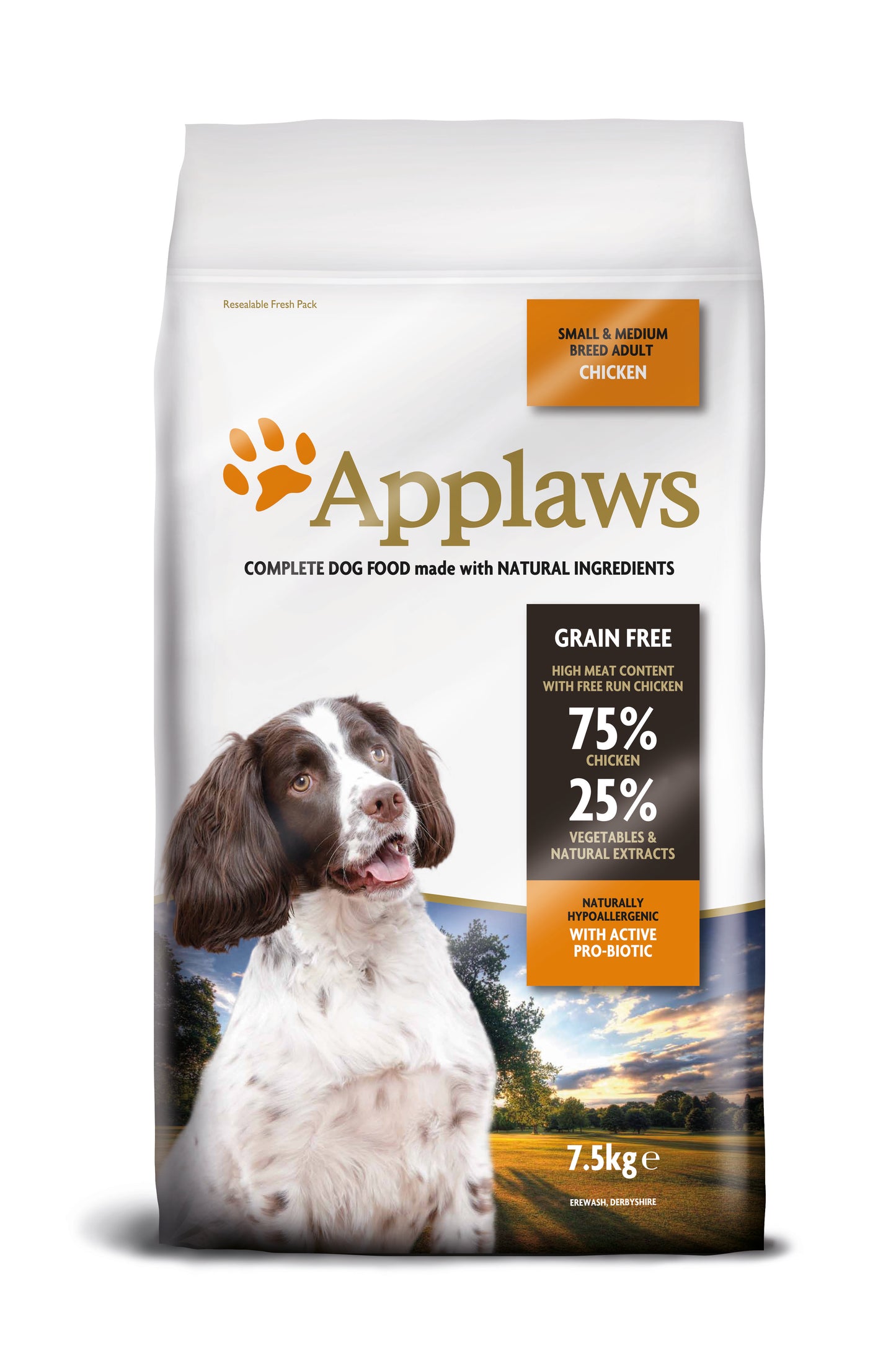 Applaws - Hund Adult Chicken Small&Medium 7,5 kg
