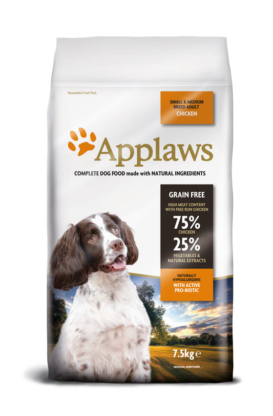 Applaws - Hund Adult Chicken Small&Medium 7,5 kg
