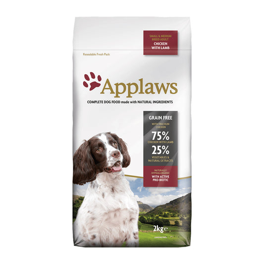 Applaws - Hund Adult Chicken/Lamb Small&Medium 2 kg