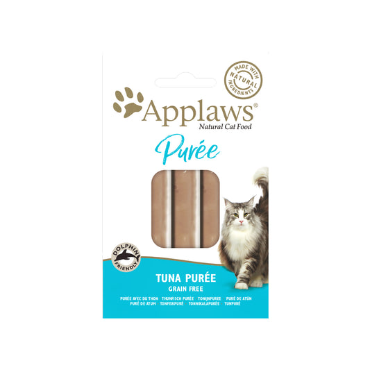 Applaws - katt påse Godis Tonfiskpuré 8x7 g