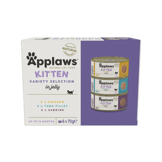 Applaws - katt konserv Gele Kitten Selection Mix 6x70g