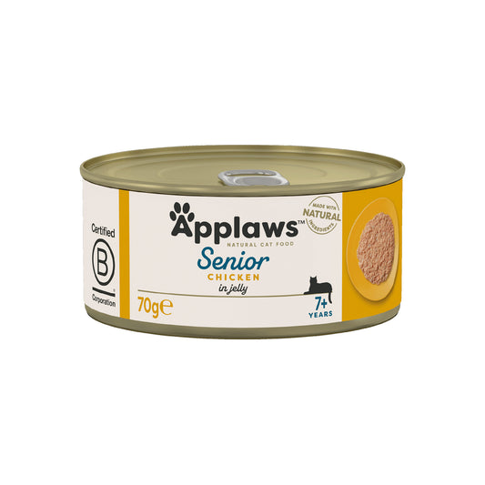 Applaws - katt konserv Gele Kyckling Senior 70g