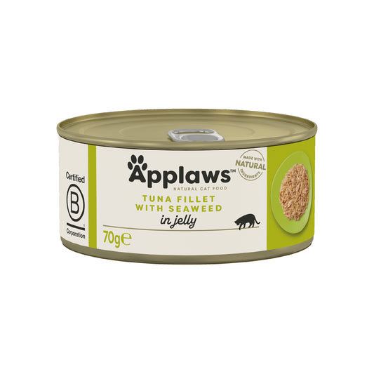 Applaws - katt konserv Gele Tuna&Seaweed 70g