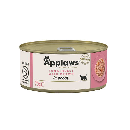 Applaws - katt konserv Tuna Fillet&Prawn 70g