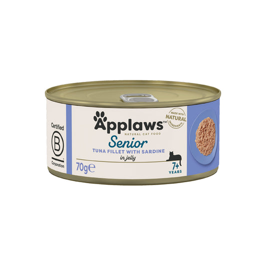 Applaws - katt konserv Tuna+Sardine Senior 70g