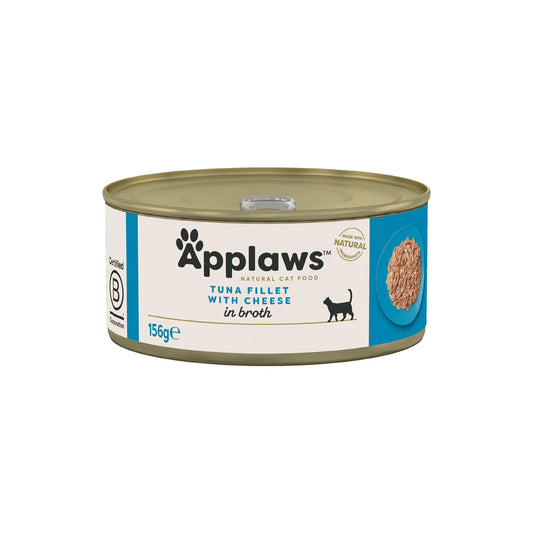 Applaws - katt konserv Tuna Fillet&Cheese 156g