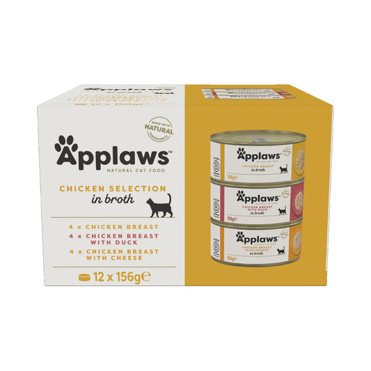 Applaws - katt konserv Chicken Selection pack 12x156g