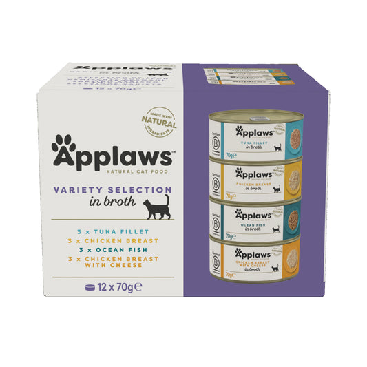 Applaws - katt konserv Supreme Collection pack 12x70g